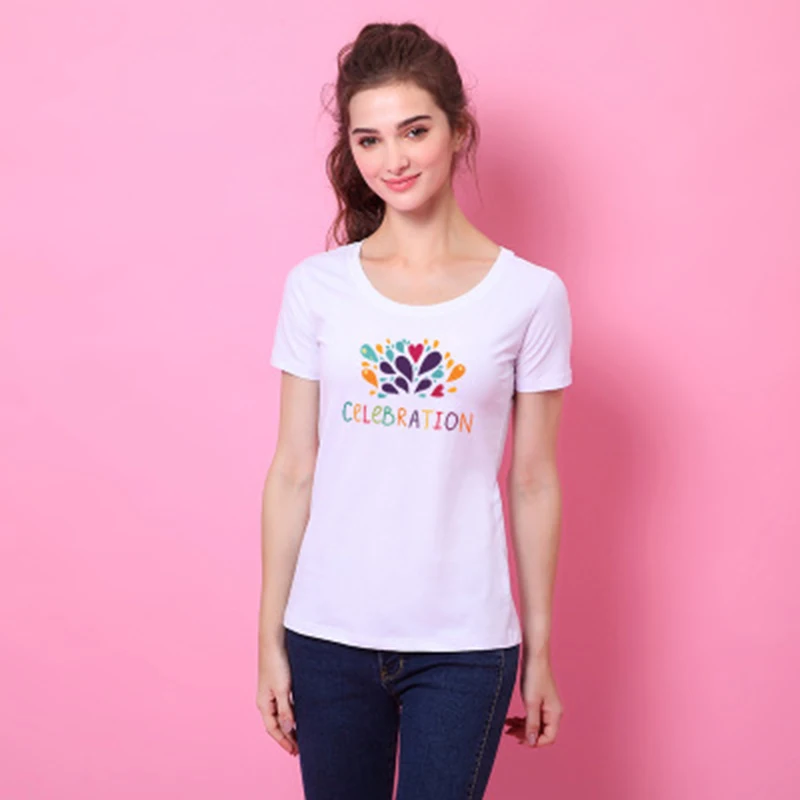 

2019 Short-Sleeved T-Shirt Female Spring And Summer Models New Slim Students Sweet Wild Half-Sleeved T-Shirts Women's Clothes