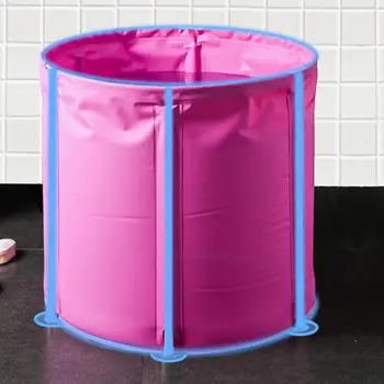 

Bath Barrel Adults Can Fold Bathing Barrel Household Bathtub Bathtub Large And Thick Bathtub Sweat Vaporizer