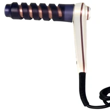 Горячая TOD-анти-Горячая 7 форма электрическая бигуди для волос труба из чистой меди 1,25 дюймов баррель функция памяти жужжание Предупреждение