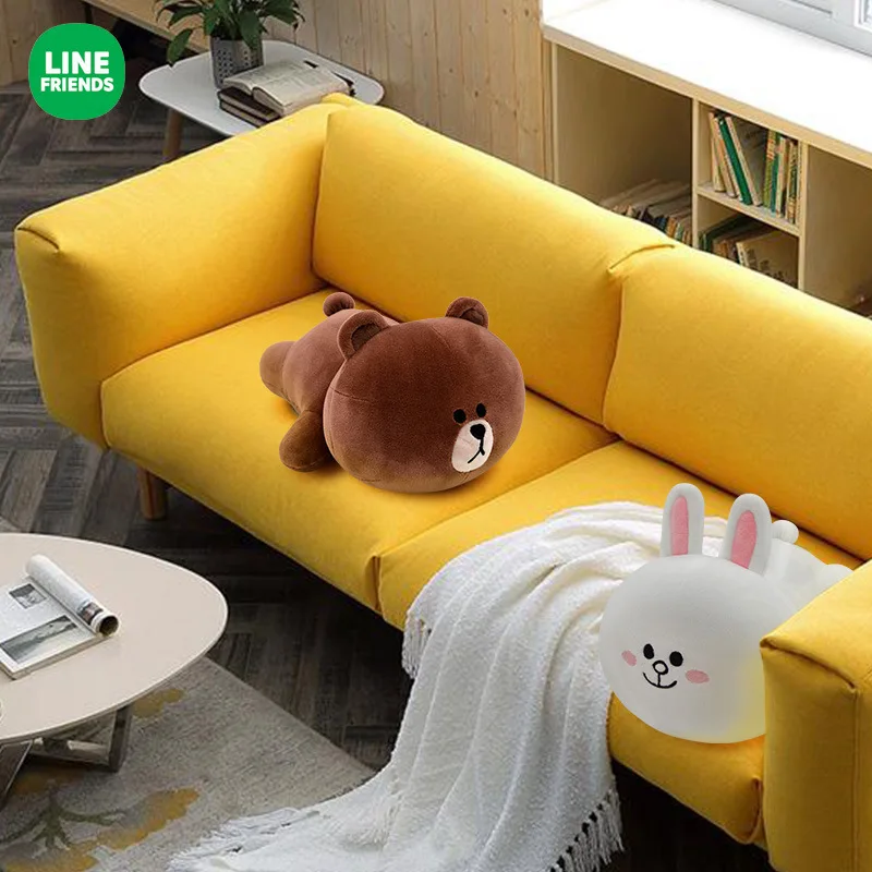 

Changyi Official Authorized line friends Floppy Attitude Can Ni Rabbit Plush Pillow Sofa Decoration Doll