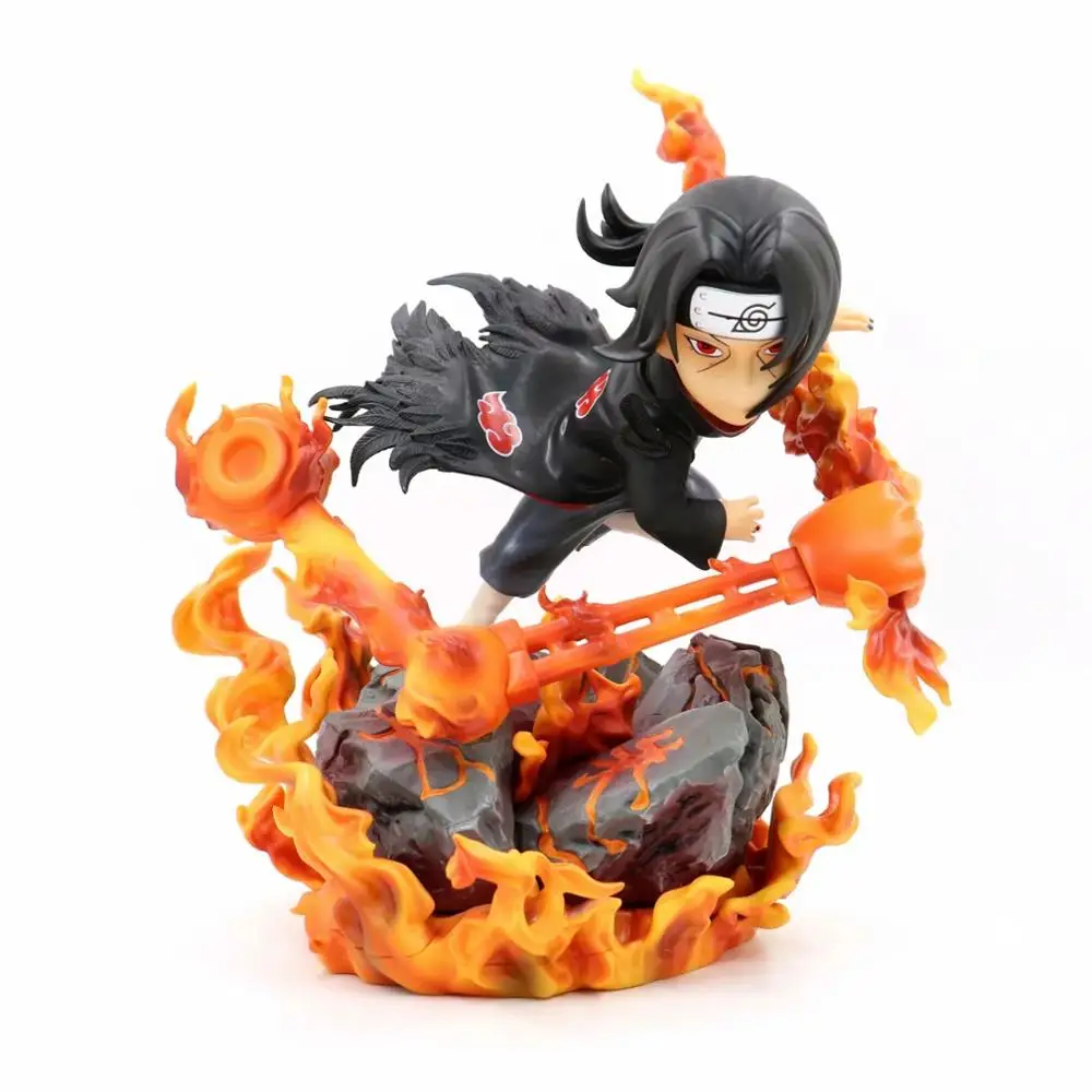 

Anime 25CM Naruto GK Akatsuki Uchiha Itachi LBS series resonance PVC Figure Collectible Model Toy Gift