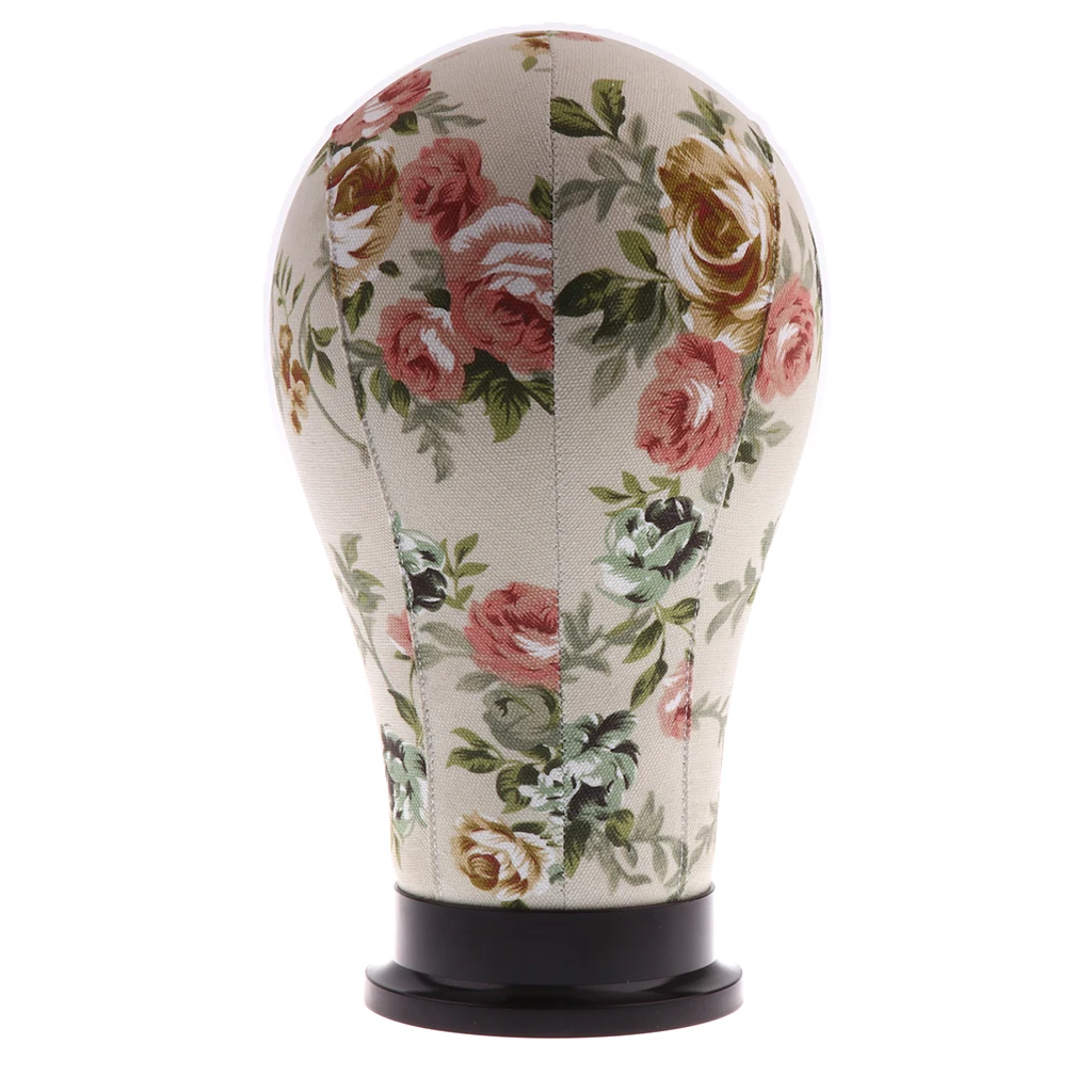 

Mannequin Model Cork Head Canvas Cover Wig Making Hat Display Manikin Holder - 4 Types Optional