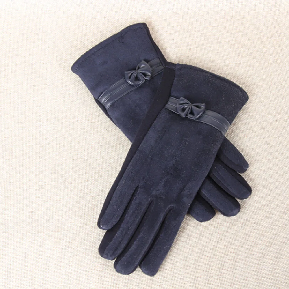 autumn Winter new Pair Winter Warm Screen Riding Drove Gloves for Women new Elegant design winter gloves women warmer#O11