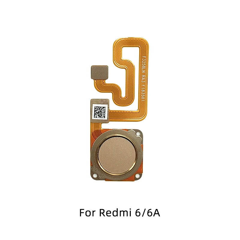 Сенсор отпечатков пальцев гибкий кабель для Xiaomi Redmi 3 3S 3X4 4X6 6A 7 Pro Finger ID Touch шлейф Замена