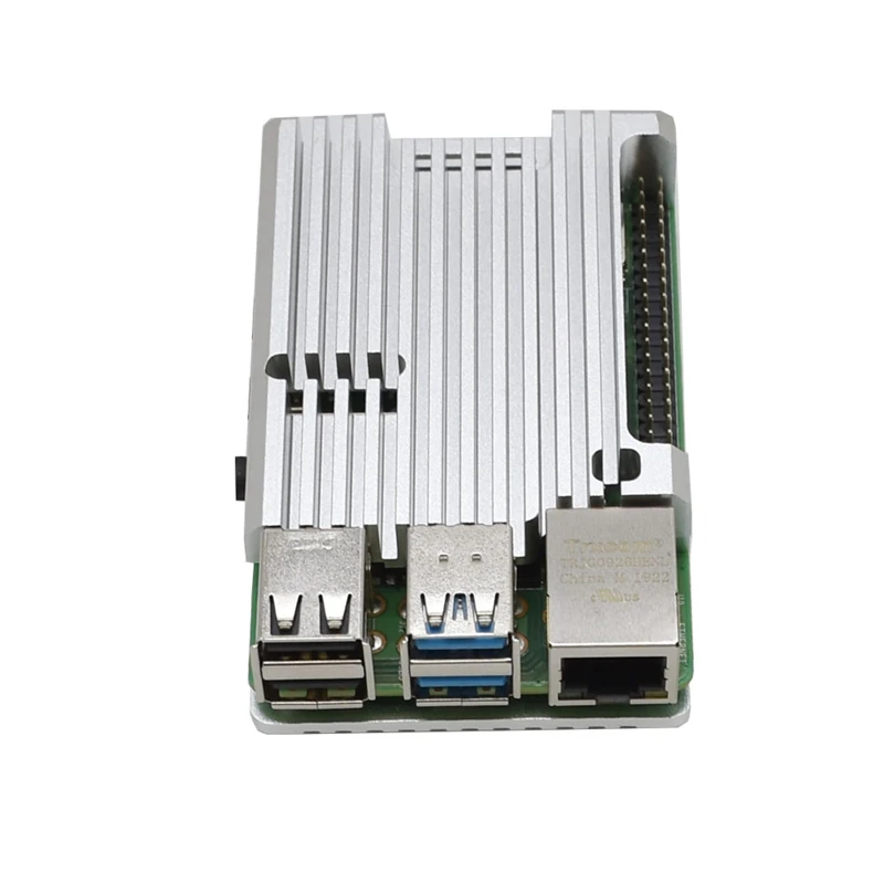 Для Raspberry Pi 4 Модель B 2GB ram Поддержка 2,4/5,0 GHz wifi Bluetooth 5,0 с алюминиевым ЧПУ сплав защитный чехол