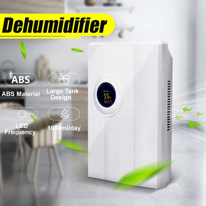 

2200ml 220V Household Mute Dehumidifier Dehumidifier Portable Bedroom Basement Home Air Dryer Machine Warehouse Purification