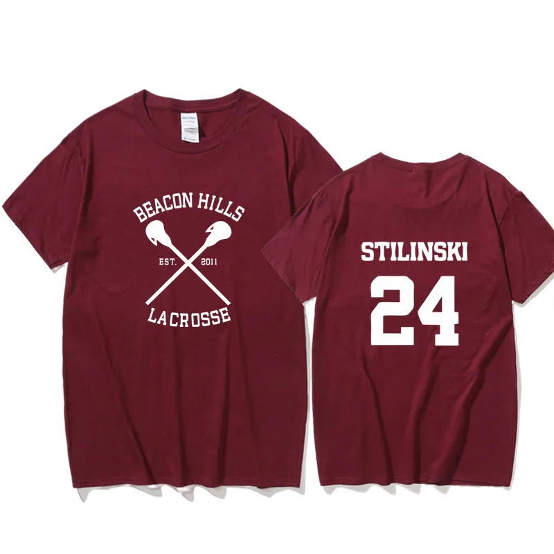 Футболки Teen Wolf STILINSKI 24 ringer tumblr хлопковые топы для женщин и мужчин футболка с