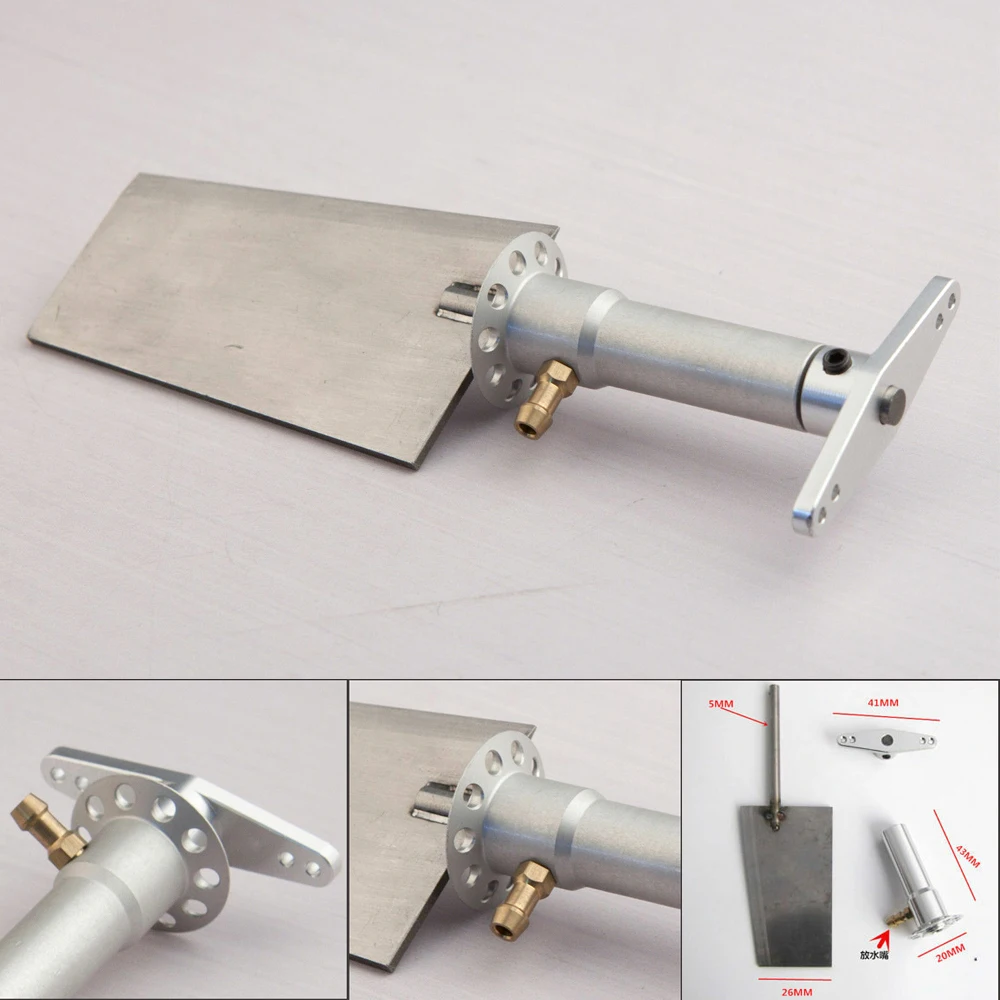 

1pc 26mm Metal Steering Rudder Steering-Wheel Kit Spare Parts for RC Boat Aluminum