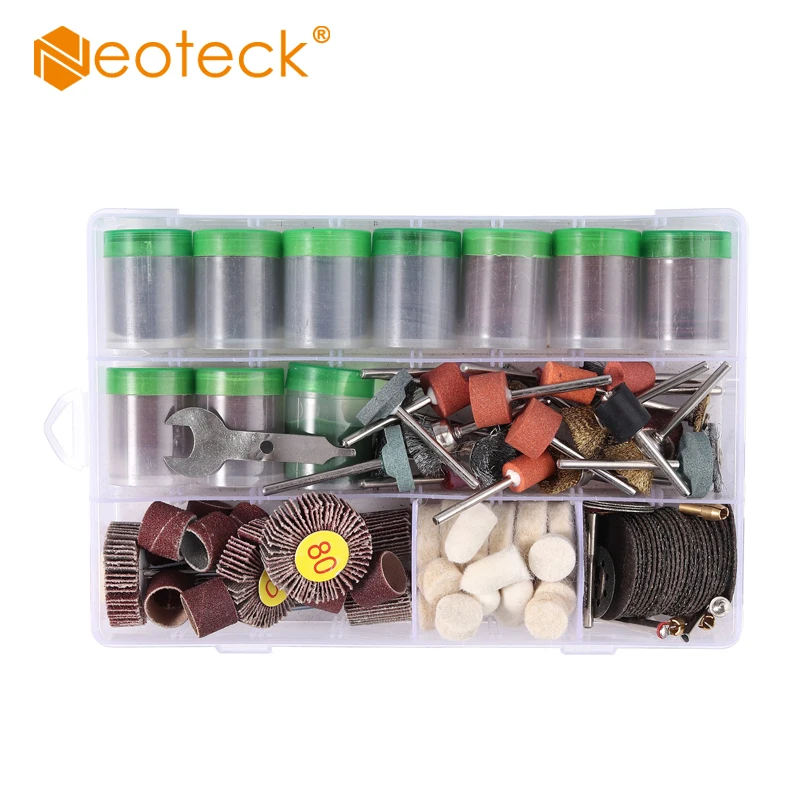 Neoteck 373 шт. набор аксессуаров подходит для Dremel мини-станок шлифовальный станок мульти шлифовальный инструмент Аксессуар Набор бит для Dremel