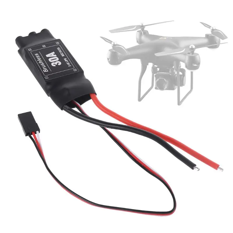 

Rc Brushless Motor 30A ESC 2-4S Electric Speed Controller with 5V 2A BEC For Rc Multicopter helicopter short wire