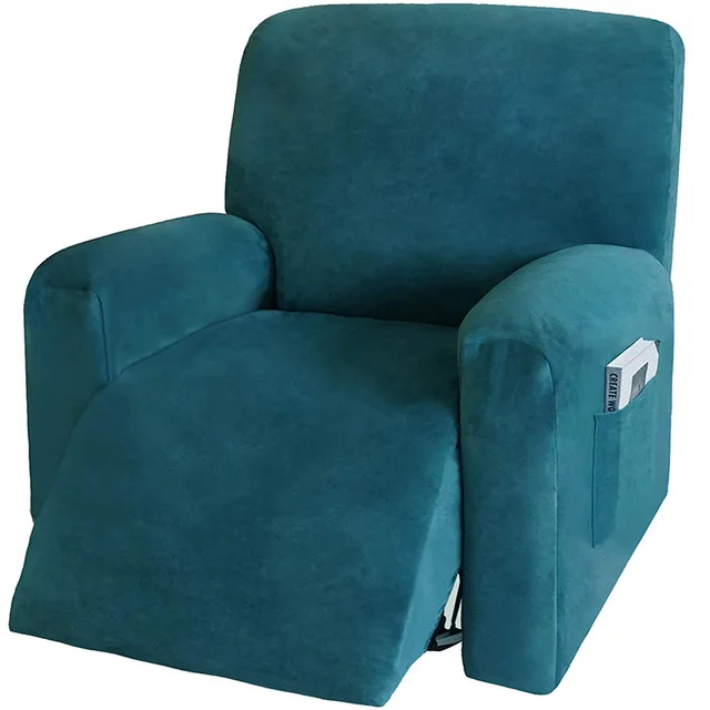 Recliner cover thick soft recliner cover, suitable for living room sofa cover, sofa armchair cover, elastic cover 10 colors Type2 teal