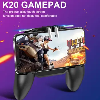 

Portable PUBG Gaming Grip Durable Mobile Controller with Cooling Fan Game Joystick for 4-6.5inch Phone Drop Shipping