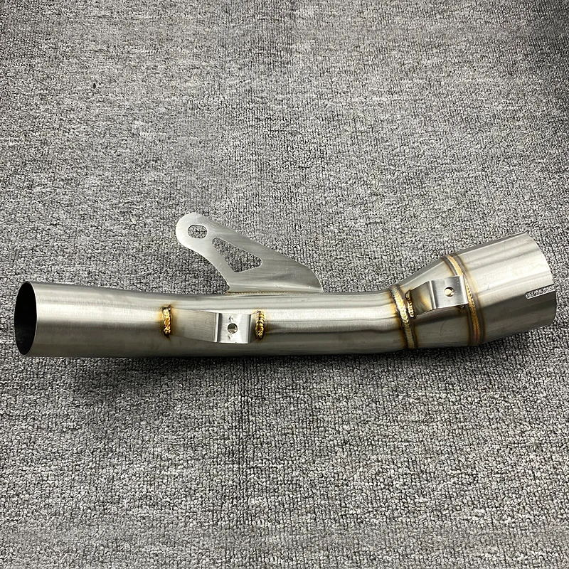 2020 Slip On For Kawasaki Z900 2017 18 19 Modified Exhaust Muffler Escape Middle Link Pipe Delete Eliminator Enhanced Z900 Z 90012