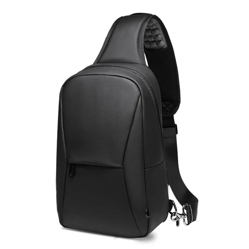 

Men Chest Bag Large Capacity USB Charging Waterproof Fit For 9.7 inch Ipad Leisure Casual Fashion Breathable Tote Shoulder Bags