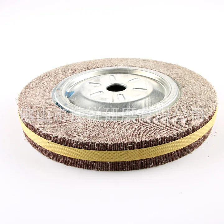 Manufacturers Direct Selling 300X35X25 Multi-leaf Wheel Emery Cloth Wheel Customizable All Types of Specification Multi-leaf Whe