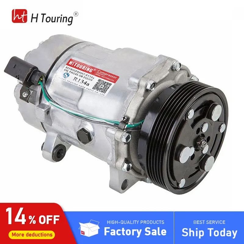 

SD7V16 AC Compressor for Vokswagen Golf Jetta2000 2001 2002 2003 2004 2005 1J0820803A 1J0820803F 1J0820803K 1JO820805 19193645