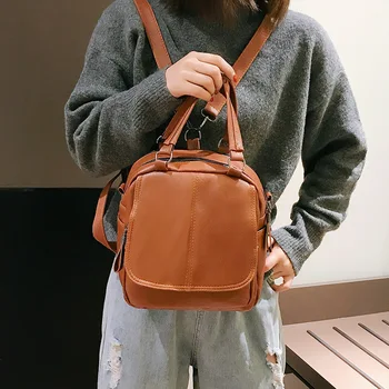 

Double Shoulder Bag Woman 2019 New Summer Multi-function Fashion Large Capacity Oblique Satchel Bag