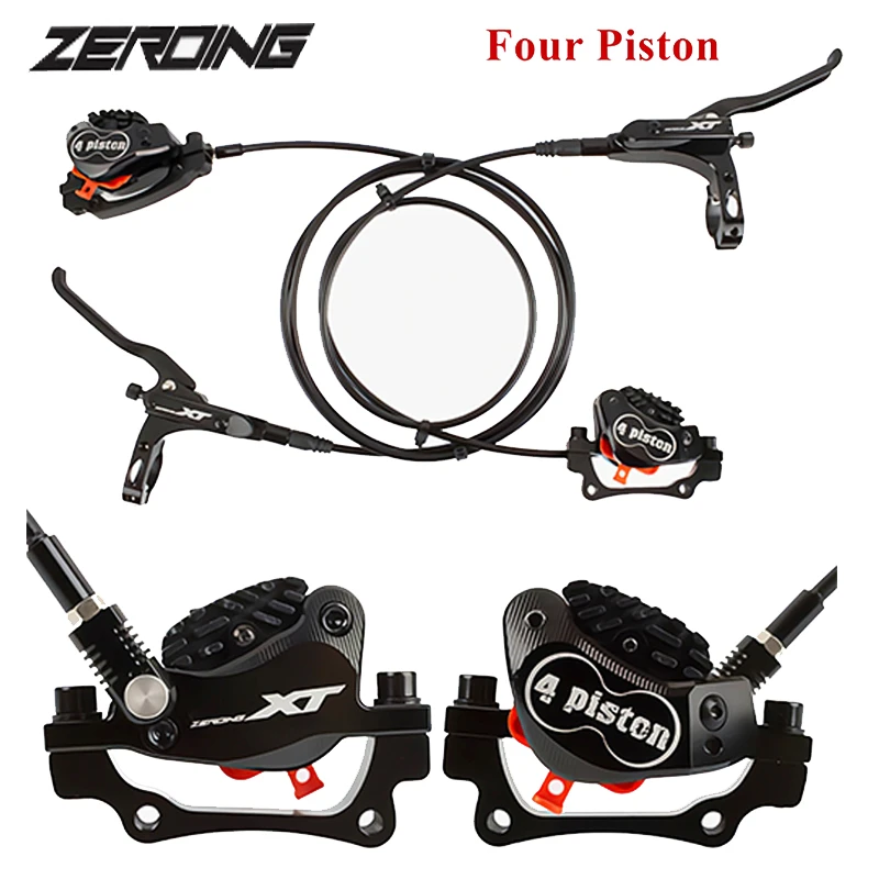 Nulstelling MT200 Mountainbike Schijfrem Set Aluminium Hydraulische Schijfremmen Met 160Mm Rotor Shimano AliExpress