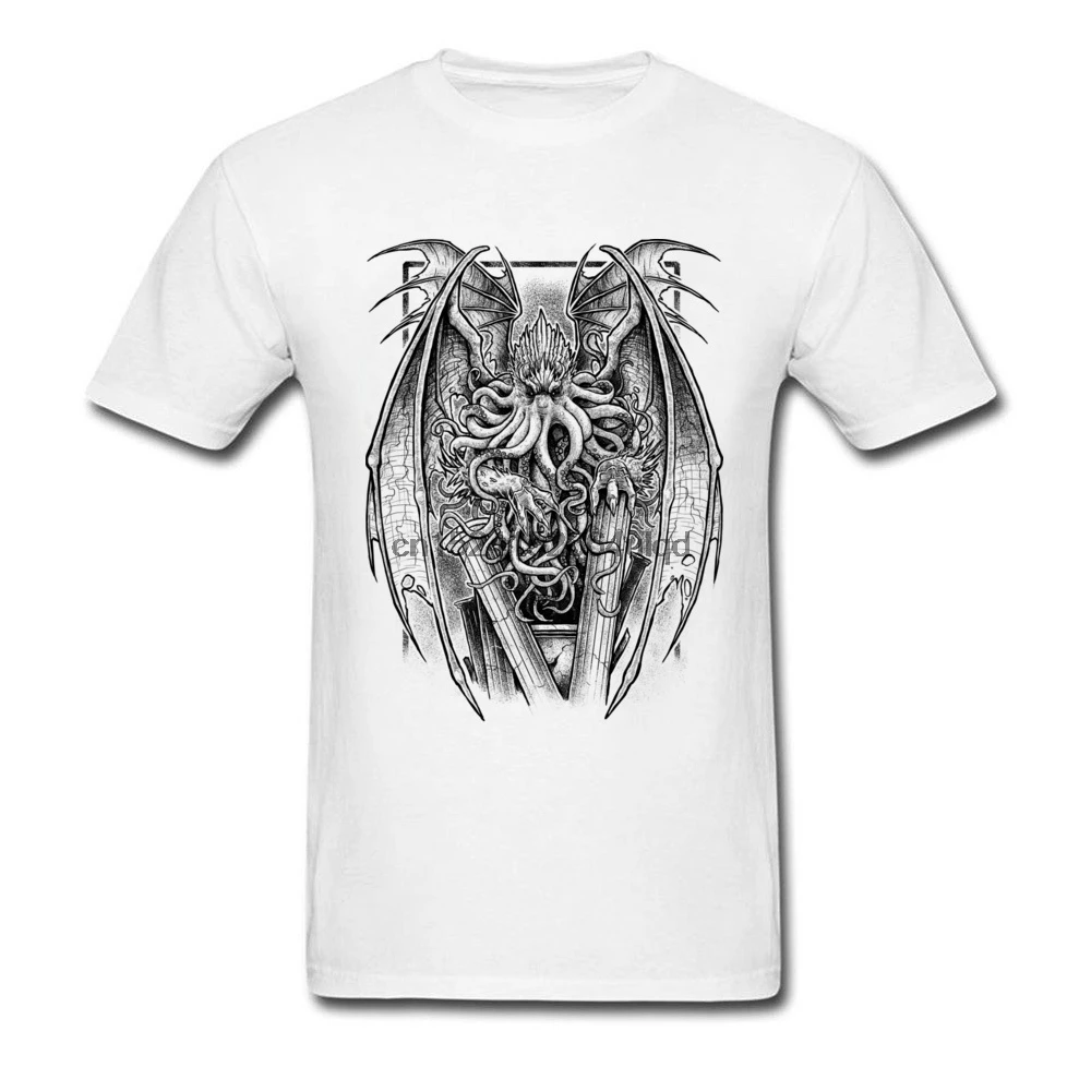 2018 странная вещь футболка для взрослых Ктулху Монстр сделай свой собственный