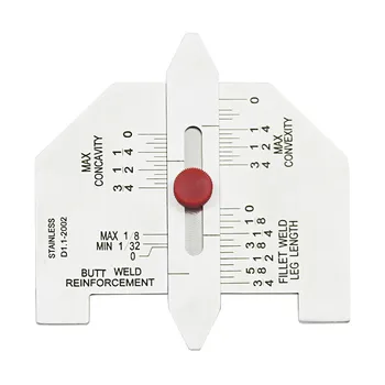 

Weld Bead Height Gauge Welding Seam Gap Gage Welding Inspection Ruler Metric Weld Inspection Caliper Detect Boilers Bridges Pipe