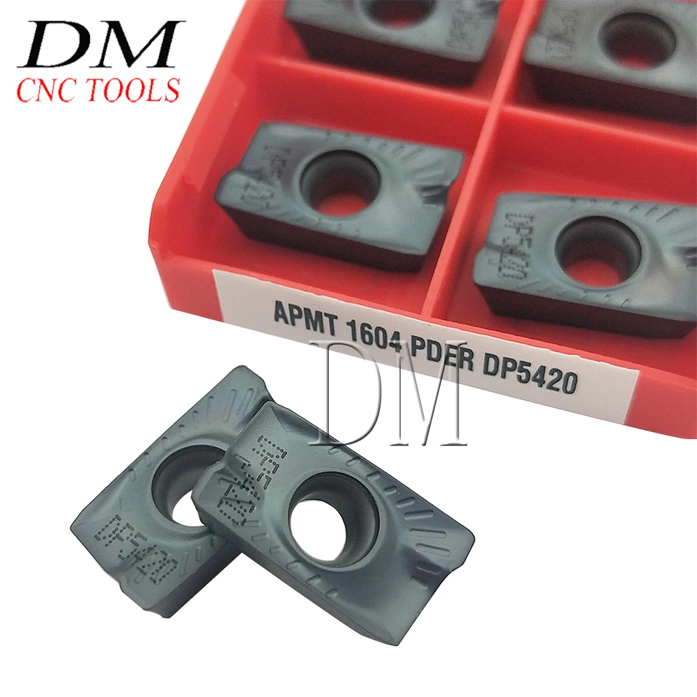 APMT1604PDER DP5420 фрезерный твердосплавный токарный станок фрезерный станок с ЧПУ Инструменты Фрезерный резак отделка APMT1604PDER высокое качество