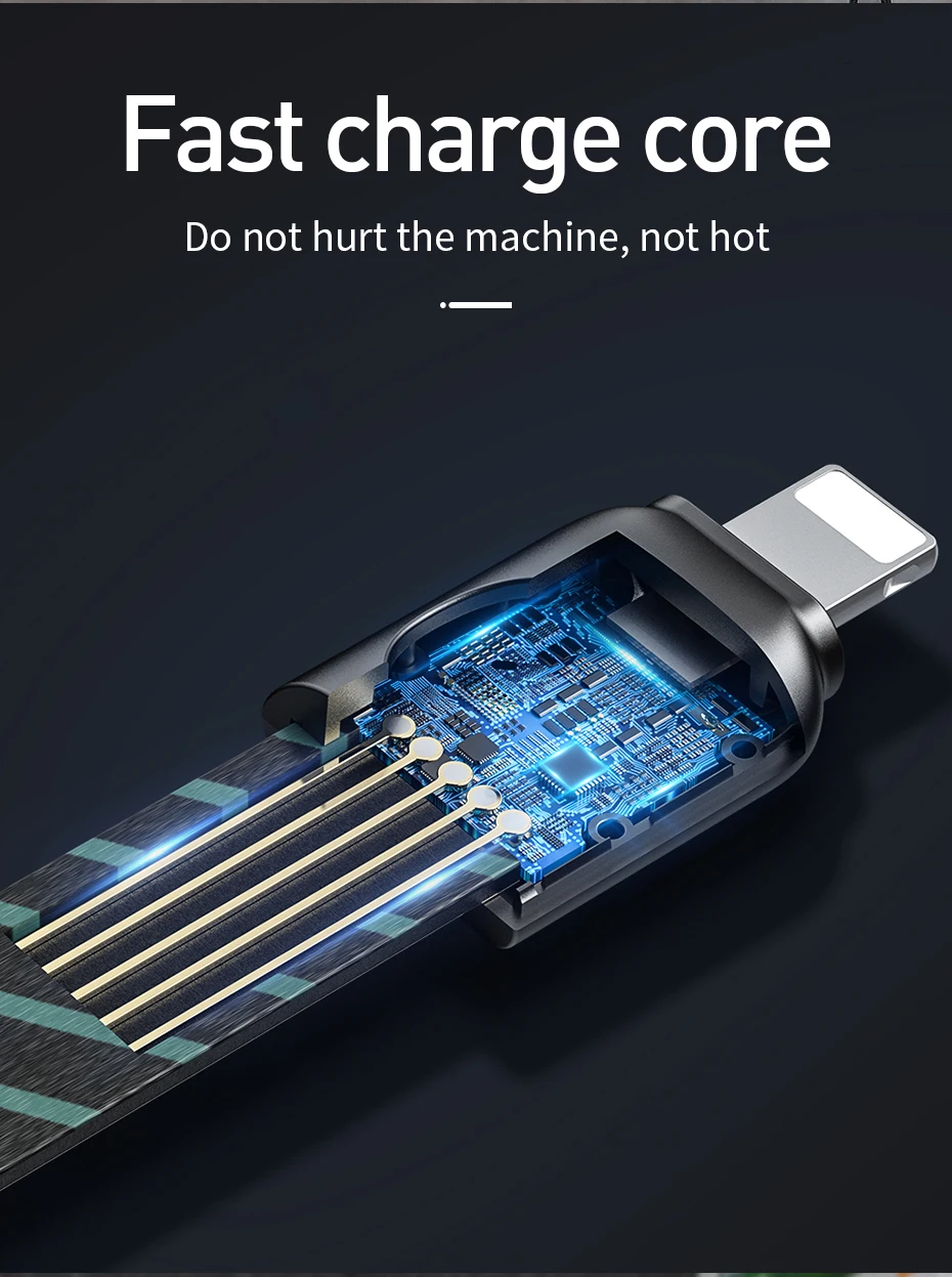 Для USB защитный кабель короткий 0,3 m 1m 2.4A Быстрая зарядка данных мобильный кабель для зарядки телефона для iPhone xs xr 8 7 6s plus 5 шнурок