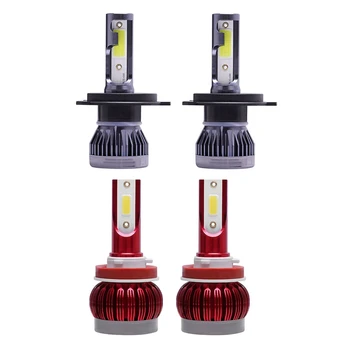 

2Pcs Mini 1400W LED Headlight Bulbs (H4 9003 HB2) & 1 Pair LED Car Light Bulbs (H8/H9/H11)