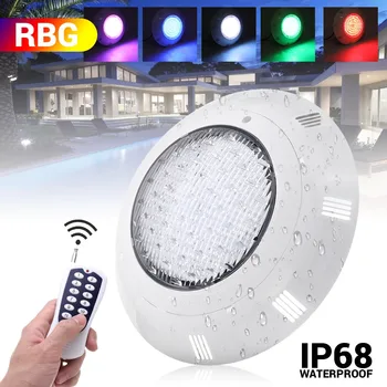 

35W RGB Led Swimming Pool Light 360LED IP68 Waterproof AC/DC12V-24V Outdoor RGB UnderWater Light Pond Led Piscina Luz Spotlight