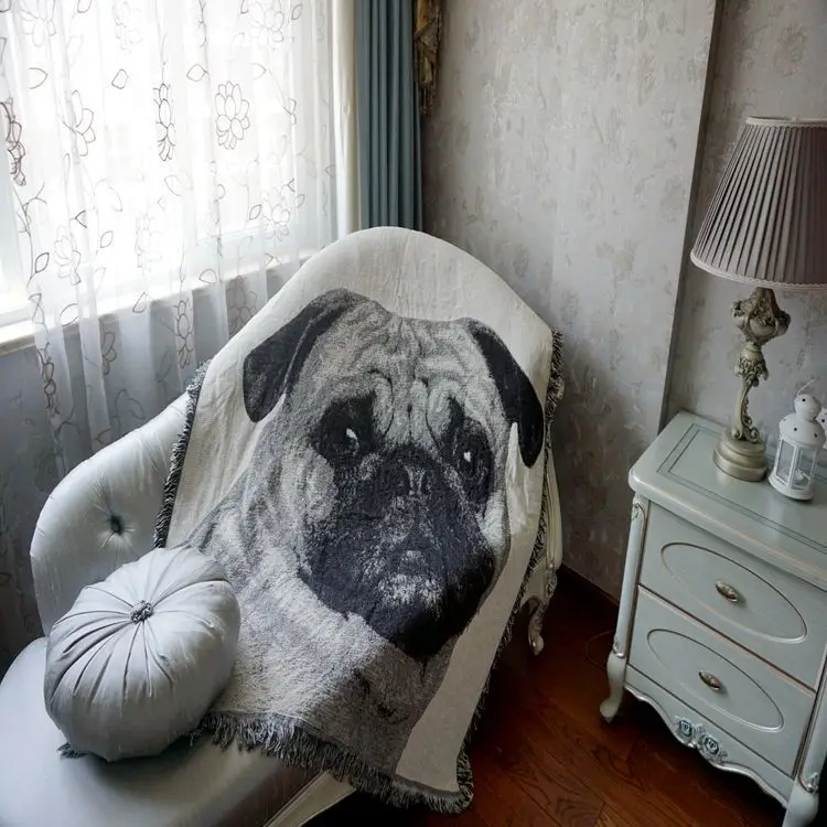 Foreign Trade Export Northern European-Style American-Style Bohemian Pure Cotton Thread Blanket Thick Sofa Cover Blanket Mat Tap