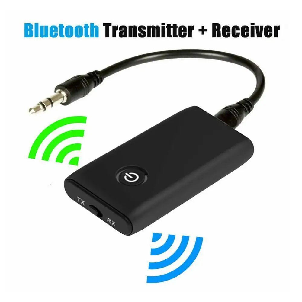 

Bluetooth 5.0 2-in-1 Transmitter and Receiver 3.5mm Wireless Adapter For PC Headphones Car/Home Stereo Device phone Computer