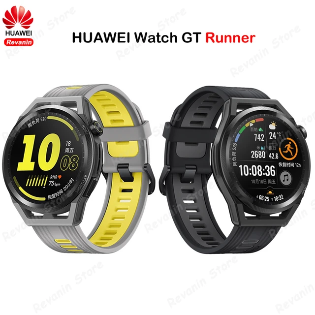 Original Huawei Watch Gt Runner Sport Watch Gps Heart Rate Sleep Monitoring  Music Play Bluetooth Calls Outdoor Watches Gt Runner - Smart Watches -  AliExpress