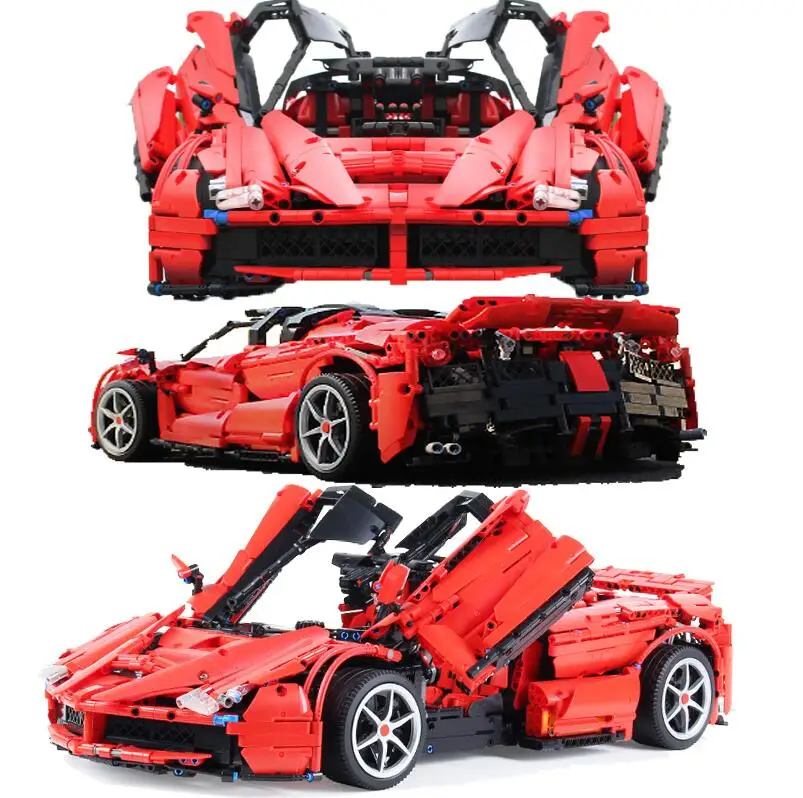 3260 шт Racer LaFerarried RC электрический супер автомобиль спортивный автомобиль набор подходят технологические строительные блоки кирпичи игрушки для детей подарок
