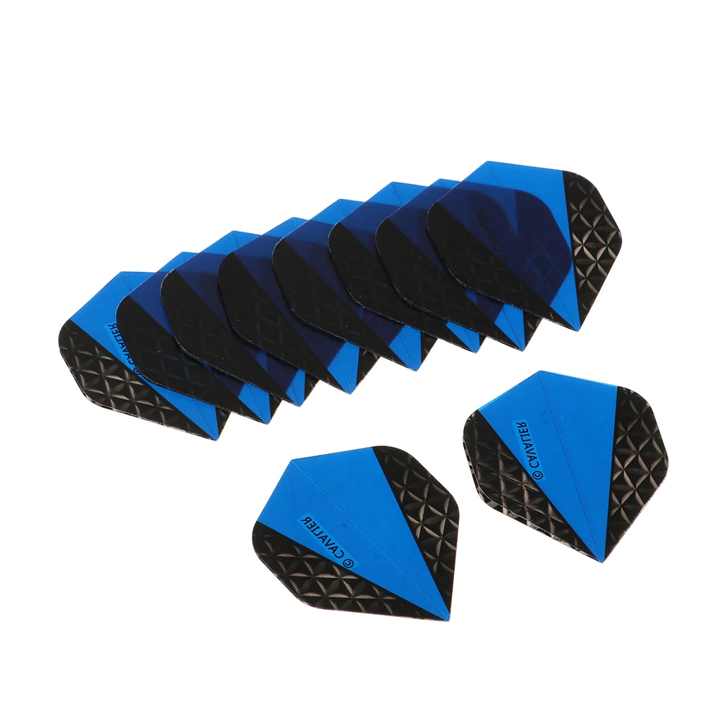 10Pcs Standard Shape Flights PET Extra Tough Thick Tail Accessories Dart Flights 10Pcs Standard Shape Flights PET Extra Tough Thick Tail Accessories Dart Flights