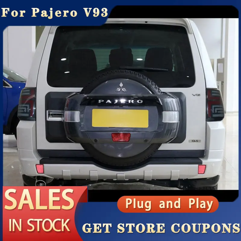 For Car Pajero V93 Tail Lamp 20062020 Led Fog Lights Day Running Light