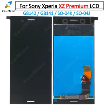 

For Sony Xperia XZ Premium G8142 E5563 LCD Display With Touch Screen with frame Digitizer Assembly Replacement for sony XZP lcd