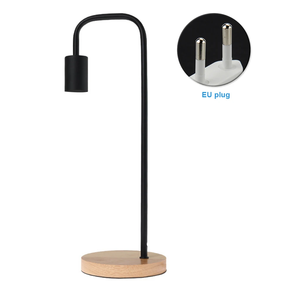 

Student Bedroom Decoration Night Wooden Base Modern Bedside Dormitory Simple Style Table Lamp Living Room Home Office Gift Desk