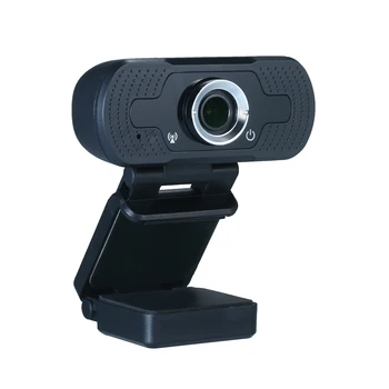 

USB Webcam 1080p HD 3.6mm Lens Desktop Clip-On PC Laptop Camera Drive-Free for Video Conferencing Live Streaming Online Courses