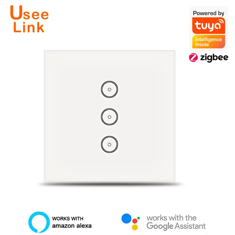 Smart Switch UseeLink Zigbee ЕС Великобритания сенсорный настенный светильник переключатель