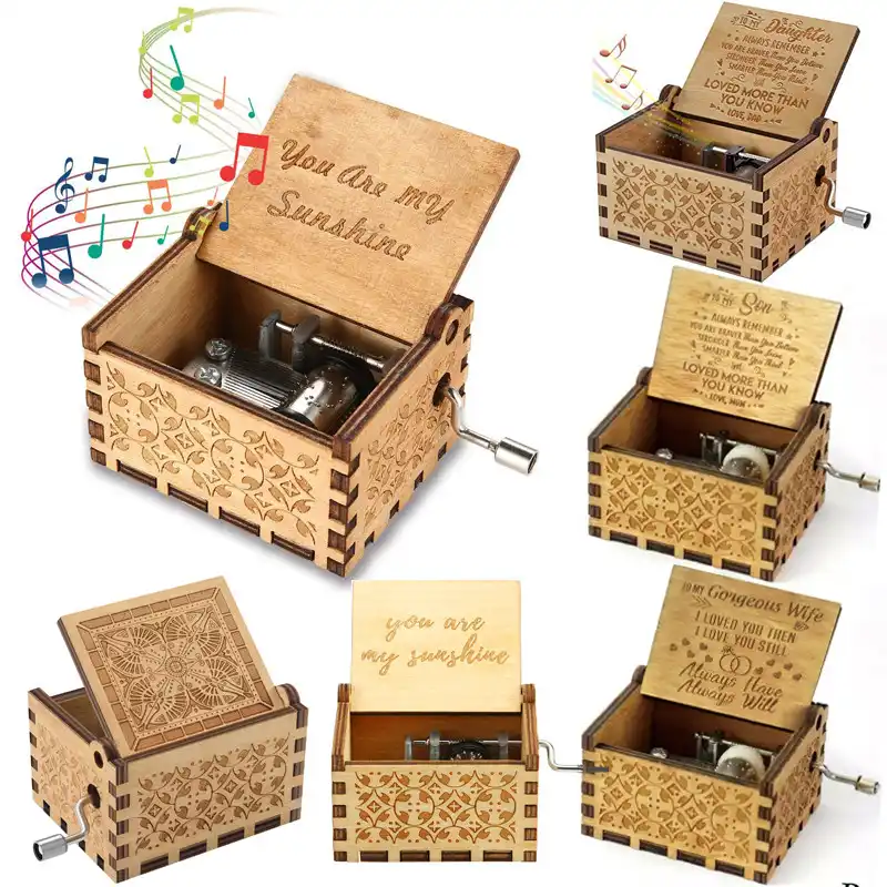 wooden music box for daughter