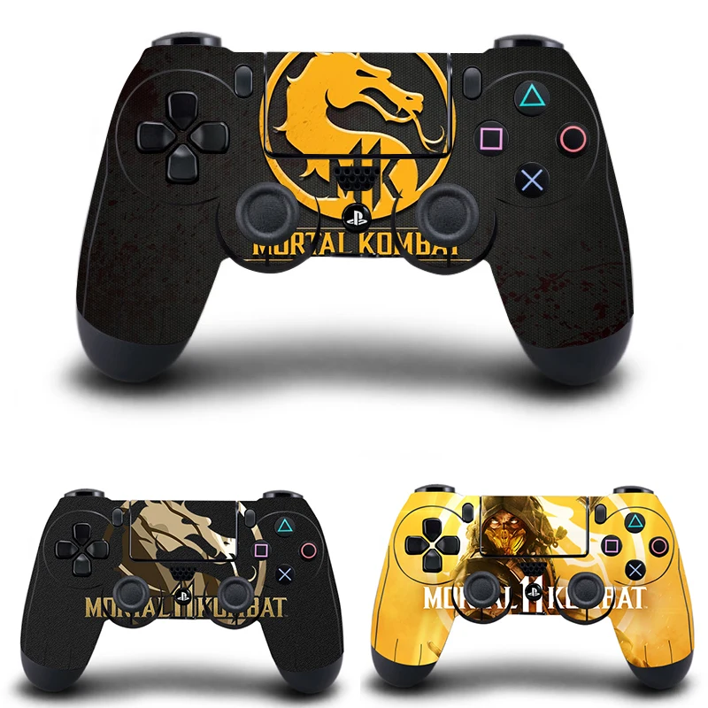 Mmoral Kombat 11 стикер s PS4 контроллер виниловое покрытие наклейка крышка для sony playstation 4