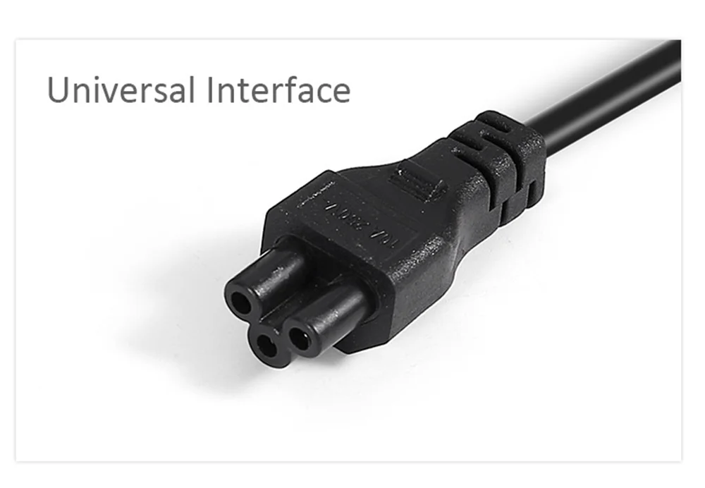 1.5M EU Universal Laptop 3-pin Charger Plug Power Adapter Cord Cable
