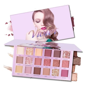 

18-color Shimmer Matte Long-lasting Waterproof Smudge-proof Easy To Color Eye Shadow Delicate And Soft Powder Tools