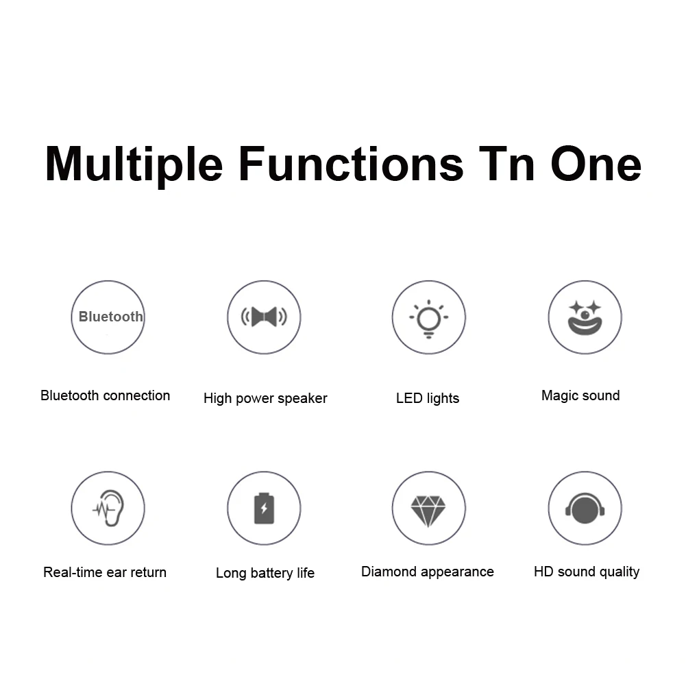 K7 караоке микрофон беспроводной Bluetooth динамик Многофункциональный портативный умный микрофон ручной микрофон Запись микрофон