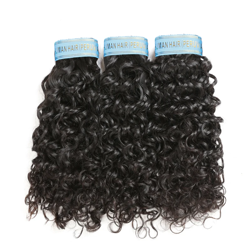 Ali Queen Hair оптовая продажа 10 шт./партия перуанские волнистые натуральные кудрявые