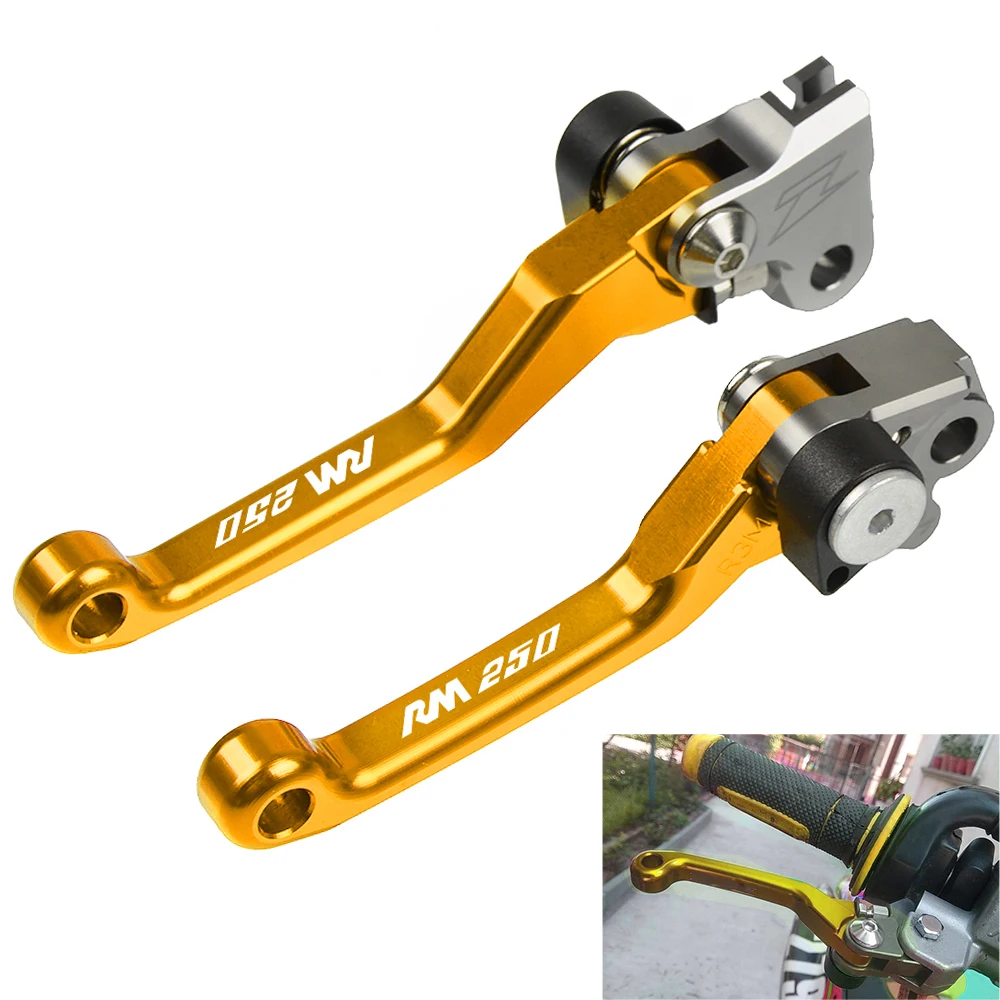 

FOR Suzuki RM250 2004-2008 2004 2005 2006 2007 2008 RM 250 RM250 Dirt bike brakes Motorcycle Brake Clutch Levers Handle