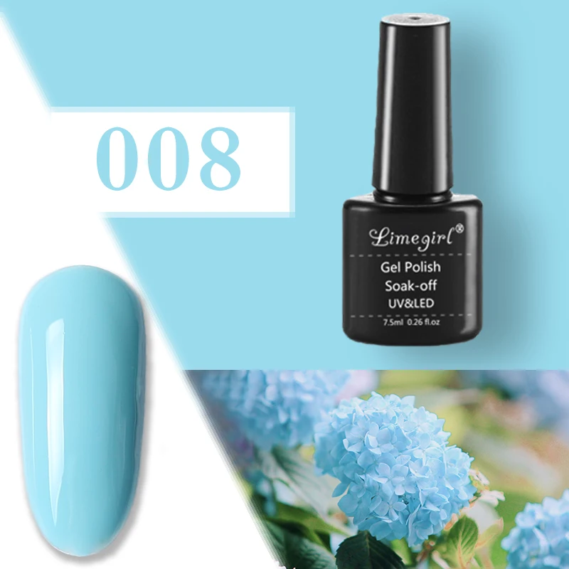 008 Новинка 7,5 мл мерцающий Гель-лак Vernis Полупостоянный УФ светодиодный Гель-лак для ногтей неоновый розовый Гель-лак принадлежности для ногтей для профессионалов - Цвет: 008