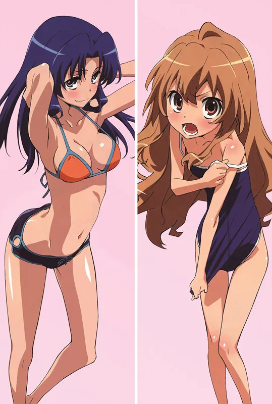 Чехол с персонажами аниме Toradora Dakimakura чехол подушка Taiga Aisaka Ami Kawashima обнимающие