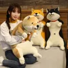 60-120cm Cute Shiba Inu Dog & Cat Plush Toys Stuffed Long Animals Sleep Boyfriend Pillow Doll Office Cushion Kids Girls Gift ► Photo 2/6
