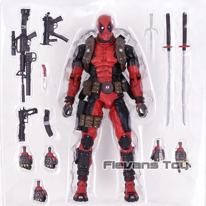 NECA Deadpool Ultimate 8" Action Figure Collector Marvel Toy - Цвет: NECA Deadpool no box