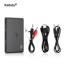 Kebidu 2 в 1 беспроводной Bluetooth приемник передатчик стерео аудио адаптер Bluetooth приемник AUX 3,5 мм для компьютера, телевизора и телефонов